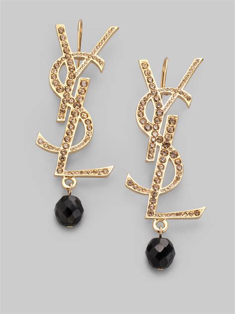 ysl ohrstecker|ysl square earrings.